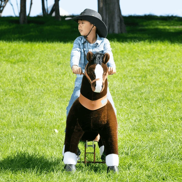 PonyCycle® Chocolate Brown With White Hoof Horse 7 PonyCycle® Chocolate Brown With White Hoof Horse - Afbeelding 5
