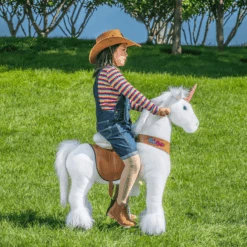PonyCycle ® White Eenhoorn -Pink or blue ponycycle white eenhoorn a338463 2