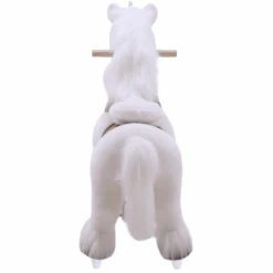 PonyCycle ® Witte Eenhoorn Met Rem - Groot -Pink or blue ponycycle witte eenhoorn met rem groot a313696 2