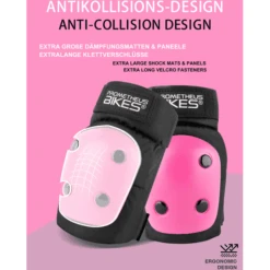 PROMETHEUS BICYCLES ® Beschermers Pads Set 6 In 1 Roze -Pink or blue prometheus bicycles beschermers pads set 6 in 1 roze a403277 2