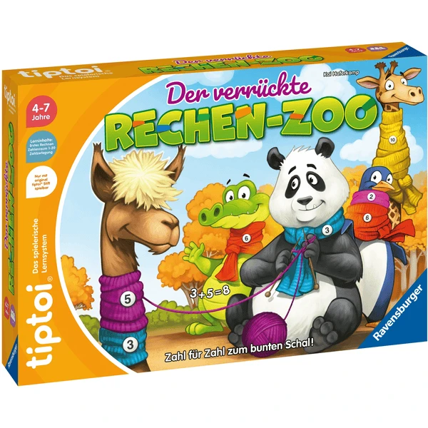 Ravensburger De Gekke Rekenkundige Dierentuin 4 Ravensburger De Gekke Rekenkundige Dierentuin - Afbeelding 2