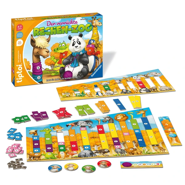 Ravensburger De Gekke Rekenkundige Dierentuin 5 Ravensburger De Gekke Rekenkundige Dierentuin - Afbeelding 3