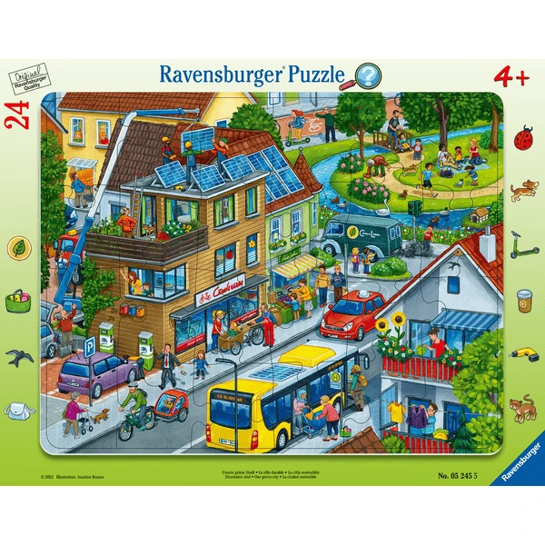 Ravensburger Frame Puzzel - Onze Groene Stad 24 Stukjes 4 Ravensburger Frame Puzzel - Onze Groene Stad 24 Stukjes - Afbeelding 2