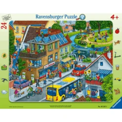 Ravensburger Frame Puzzel - Onze Groene Stad 24 Stukjes