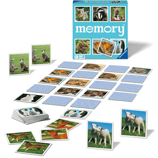 Ravensburger Memory ® Dierenkinderen 6 Ravensburger Memory ® Dierenkinderen - Afbeelding 4