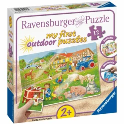 Ravensburger Outdoor Puzzel Lotta En Max Op De Boerderij -Pink or blue ravensburger outdoor puzzel lotta en max op de boerderij a341634 1