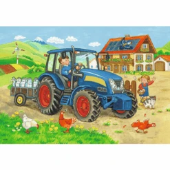 Ravensburger Puzzel 2x12 Stuks - Bouwplaats En Boerderij 11 Ravensburger Puzzel 2x12 Stuks - Bouwplaats En Boerderij -Pink or blue ravensburger puzzel 2x12 stuks bouwplaats en boerderij a234169 4