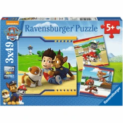 RAVENSBURGER Puzzel 3x 49 Stukjes Paw Patrol: Helden Met Vacht -Pink or blue ravensburger puzzel 3x 49 stukjes paw patrol helden met vacht a167351 4