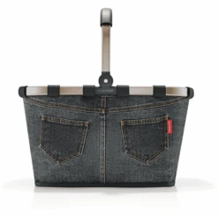 Reisenthel ® Carry Tas Frame Jeans Donkergrijs -Pink or blue reisenthel carry tas frame jeans donkergrijs a366892 2