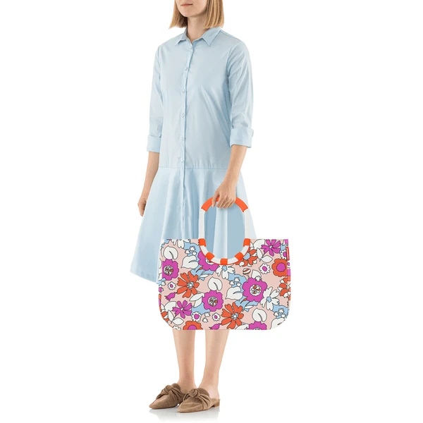 Reisenthel ® Loopshopper L Frame Bloemist Peach 4 Reisenthel ® Loopshopper L Frame Bloemist Peach - Afbeelding 2