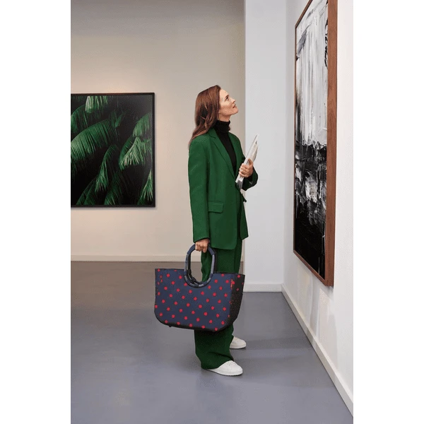 Reisenthel ® Loopshopper L Frame Mixed Dots Rood 4 Reisenthel ® Loopshopper L Frame Mixed Dots Rood - Afbeelding 2