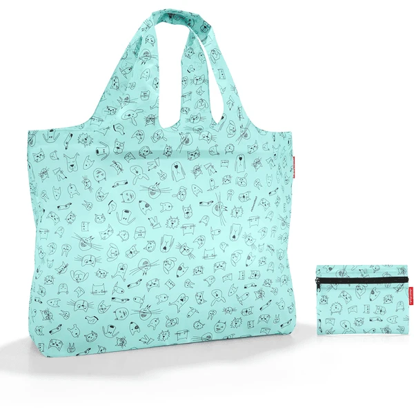 Reisenthel® Mini Maxi Beachbag Kids Cats And Dogs Mint 7 Reisenthel® Mini Maxi Beachbag Kids Cats And Dogs Mint - Afbeelding 5