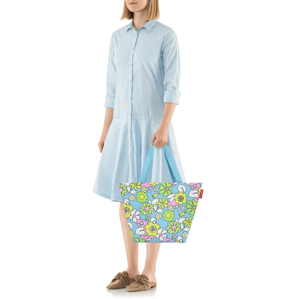 Reisenthel ® Shopper M Bloemist Lagune 7 Reisenthel ® Shopper M Bloemist Lagune - Afbeelding 5