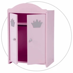 ROBA Poppen Kast Princess Sophie, Roze -Pink or blue roba poppen kast princess sophie roze a182009 4
