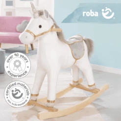 Roba Schommelende Eenhoorn Groot 10 Roba Schommelende Eenhoorn Groot -Pink or blue roba schommelende eenhoorn groot a298633 3