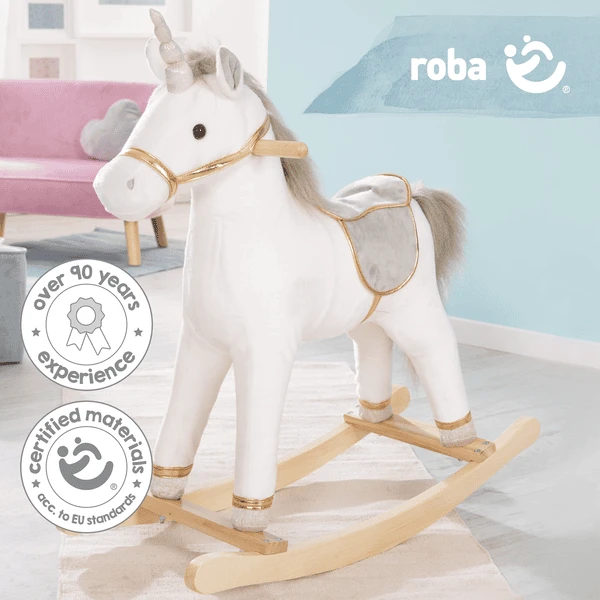 Roba Schommelende Eenhoorn Groot 6 Roba Schommelende Eenhoorn Groot - Afbeelding 4