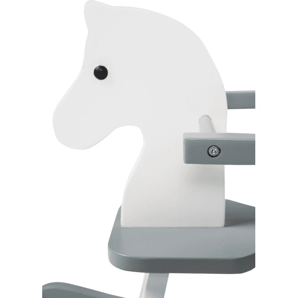 Roba Schommelpaard Wit En Grijs 6 Roba Schommelpaard Wit En Grijs - Afbeelding 4