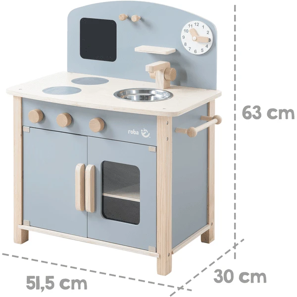 Roba Speelkeuken - Grijs 5 Roba Speelkeuken - Grijs - Afbeelding 3