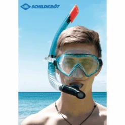Schildkröt SCHILDKRÖT ® Snorkelset Cayman Turquoise - 3 Stuks, Maat L/XL -Pink or blue schildkroet snorkelset cayman turquoise 3 stuks maat l xl a398112 4