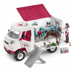 Schleich Mobiel Dierenarts Met Hannoveraner Veulen 42439