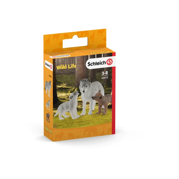 Schleich Moeder Wolf Met Pups 42472 6 Schleich Moeder Wolf Met Pups 42472 - Afbeelding 4