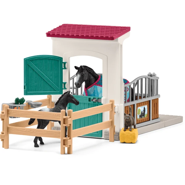 Schleich ® Paardenbox Met Merrie En Veulen 42611 5 Schleich ® Paardenbox Met Merrie En Veulen 42611 - Afbeelding 3