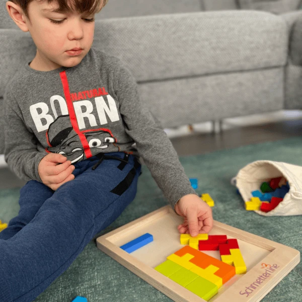 Schmetterline Dubbele Houten Puzzel TETRALINO 6 Schmetterline Dubbele Houten Puzzel TETRALINO - Afbeelding 4