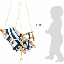 Small Foot Baby Schommel Maritiem -Pink or blue small foot baby schommel maritiem a353041 3