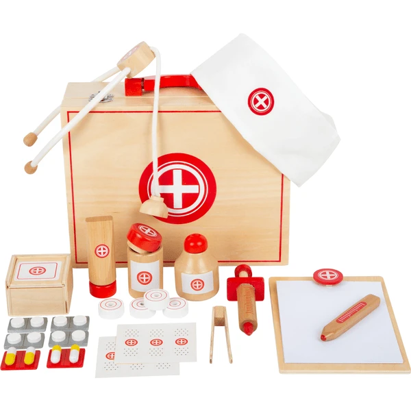 Small Foot ® Dokterspraktijk Natuurlijk Hout 4 Small Foot ® Dokterspraktijk Natuurlijk Hout - Afbeelding 2