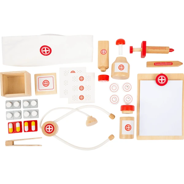 Small Foot ® Dokterspraktijk Natuurlijk Hout 5 Small Foot ® Dokterspraktijk Natuurlijk Hout - Afbeelding 3