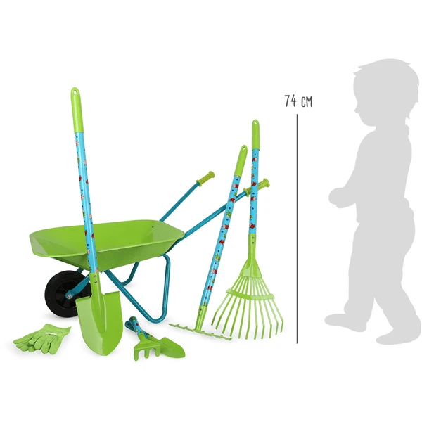 Small Foot ® Grote Tuinset Met Kruiwagen 4 Small Foot ® Grote Tuinset Met Kruiwagen - Afbeelding 2