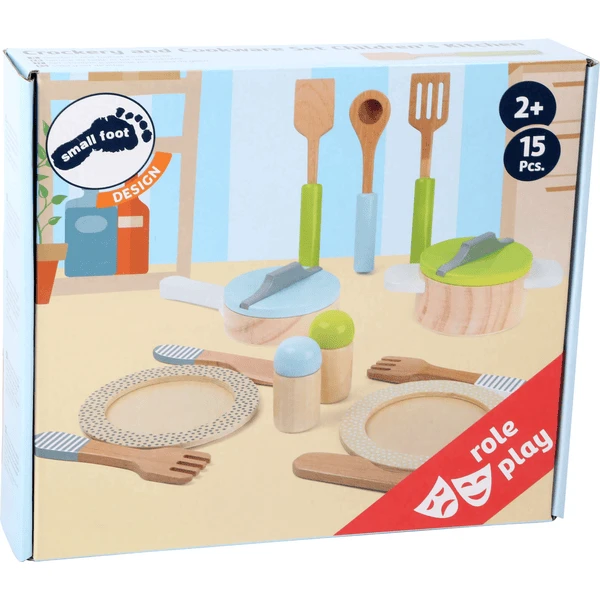 Small Foot ® Keukengerei En Pannenset Voor Kinderen 6 Small Foot ® Keukengerei En Pannenset Voor Kinderen - Afbeelding 4