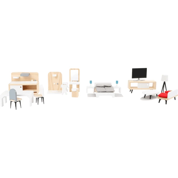 Small Foot® Set Meubels Voor Poppenhuis 3 Small Foot® Set Meubels Voor Poppenhuis