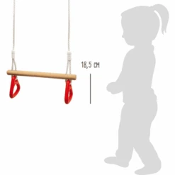 Small Foot ® Trapeze Met Gymnastiekringen 10 Small Foot ® Trapeze Met Gymnastiekringen -Pink or blue small foot trapeze met gymnastiekringen a351551 3