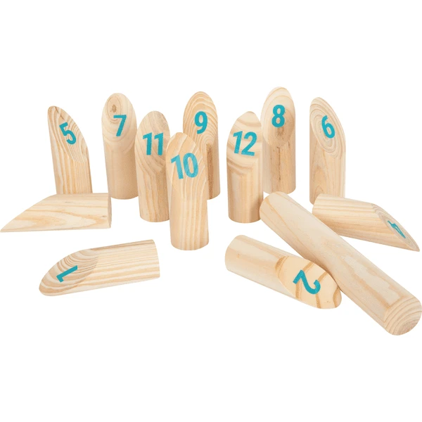 Small Foot ® Vikingspel Kubb Met Getallen " Active 4 Small Foot ® Vikingspel Kubb Met Getallen " Active - Afbeelding 2