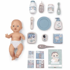 Smoby Baby Nurse Cocoon Poppen Speelkamer 3-in-1 Met Pop -Pink or blue smoby baby nurse cocoon poppen speelkamer 3 in 1 met pop a355213 3