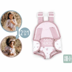 Smoby Baby Nurse Poppen Draagzak 10 Smoby Baby Nurse Poppen Draagzak -Pink or blue smoby baby nurse poppen draagzak a354851 3