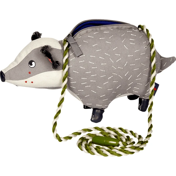 SPIEGELBURG COPPENRATH Zachte Knuffel Met Geheim Vak Badger - Dierenpocket Theater 4 SPIEGELBURG COPPENRATH Zachte Knuffel Met Geheim Vak Badger - Dierenpocket Theater - Afbeelding 2