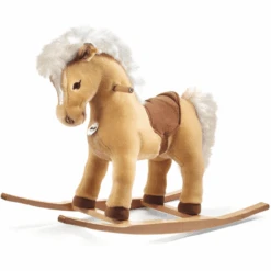 STEIFF Hobbelpaard „Pony Franzi“ 70 Cm Blond -Pink or blue steiff hobbelpaard pony franzi 70 cm blond a039654 3