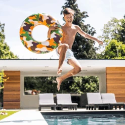 SWIM ESSENTIALS Swim Essential S Drijvende Ring Camouflage 90 Cm -Pink or blue swim essential s drijvende ring camouflage 90 cm a361822 4