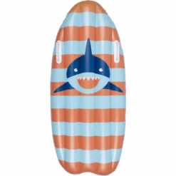 SWIM ESSENTIALS Swim Essential S Opblaasbare Surf Board Haai Gestreept