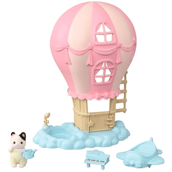 Sylvanian Families ® Baby Ballon Speelhuisje Met Figuur 3 Sylvanian Families ® Baby Ballon Speelhuisje Met Figuur