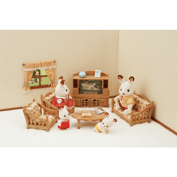 Sylvanian Families® Landhuis Woonkamer 4 Sylvanian Families® Landhuis Woonkamer - Afbeelding 2