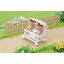 Sylvanian Families® Tweelingwagen -Pink or blue sylvanian families tweelingwagen a195124 4