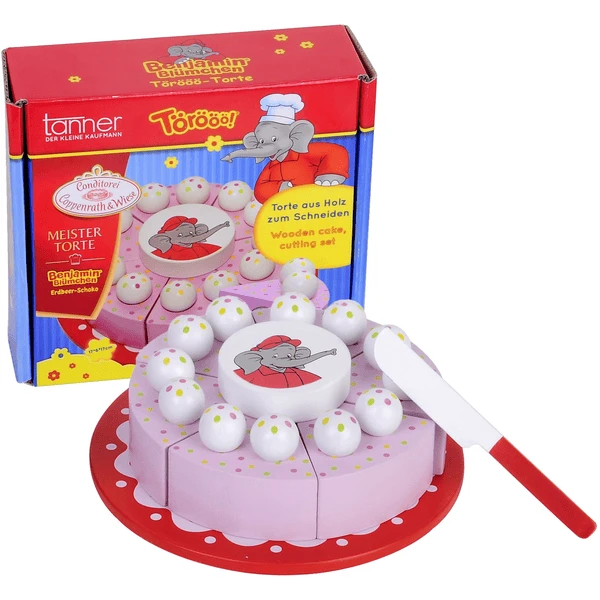 Tanner - De Kleine Winkelier - Benjamin Blümchen Taart Voor Het Aansnijden 3 Tanner - De Kleine Winkelier - Benjamin Blümchen Taart Voor Het Aansnijden