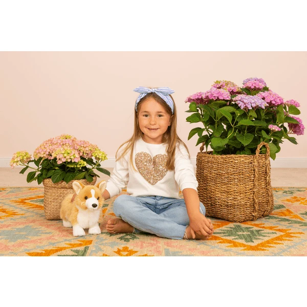 Teddy HERMANN ® Corgi Staand Licht Bruin - Wit, 30 Cm 4 Teddy HERMANN ® Corgi Staand Licht Bruin - Wit, 30 Cm - Afbeelding 2