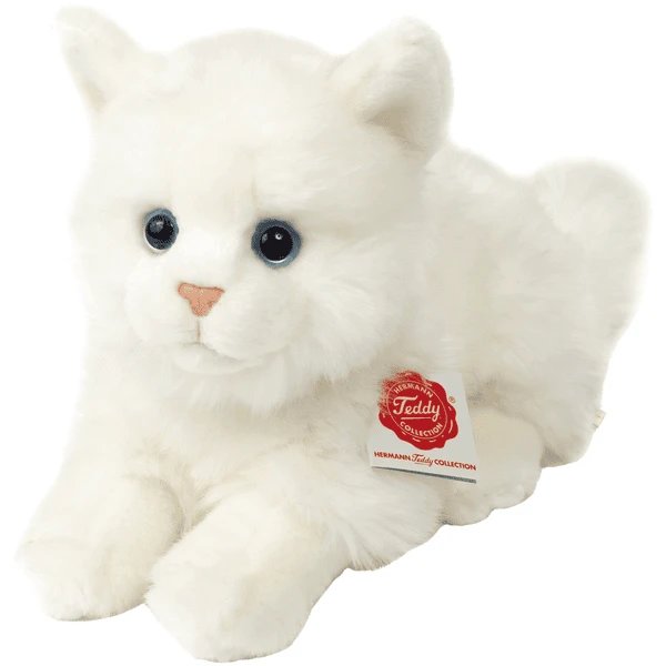 Teddy HERMANN ® Kat Brits Korthaar Wit, 20 Cm 3 Teddy HERMANN ® Kat Brits Korthaar Wit, 20 Cm