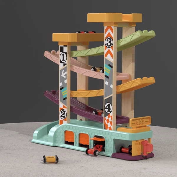 Top B Right Toys® Auto Racebaan Stad 4 Top B Right Toys® Auto Racebaan Stad - Afbeelding 2