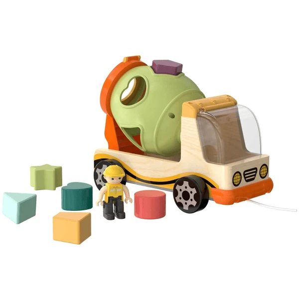 Top B Right Toys® Bouwvoertuig Met Vormleerspel 6 Top B Right Toys® Bouwvoertuig Met Vormleerspel - Afbeelding 4