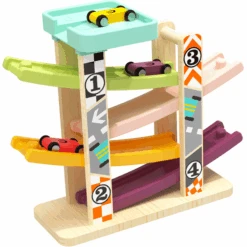 Top B Right Toys® Car Race Track Bloom Ing De Light S Racer -Pink or blue top b right toys car race track bloom ing de light s racer a399224 4